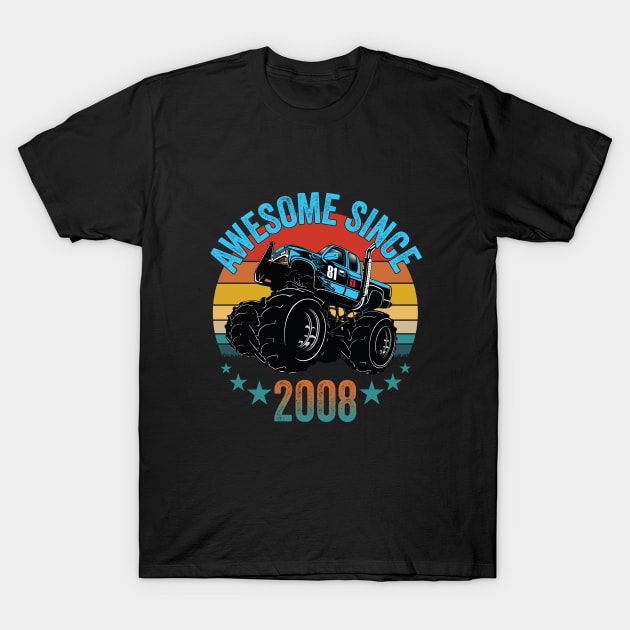 15th Birthday - Awesome Since 2008 T-Shirt by Kudostees